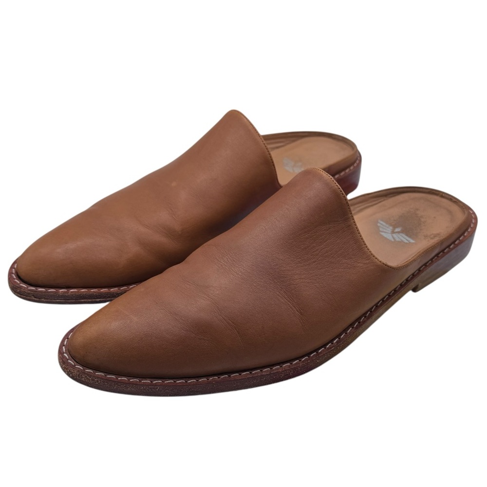 Fortress of Inca Adra Brown Leather Women’s Slip-On Shoes - Size 41